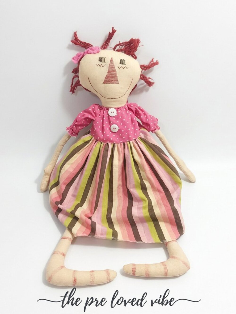 Handmade Long Arms Long Legs Stuff 20"Girl Rag Doll Plush